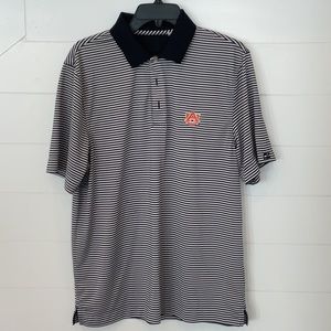 Auburn Striped Polo